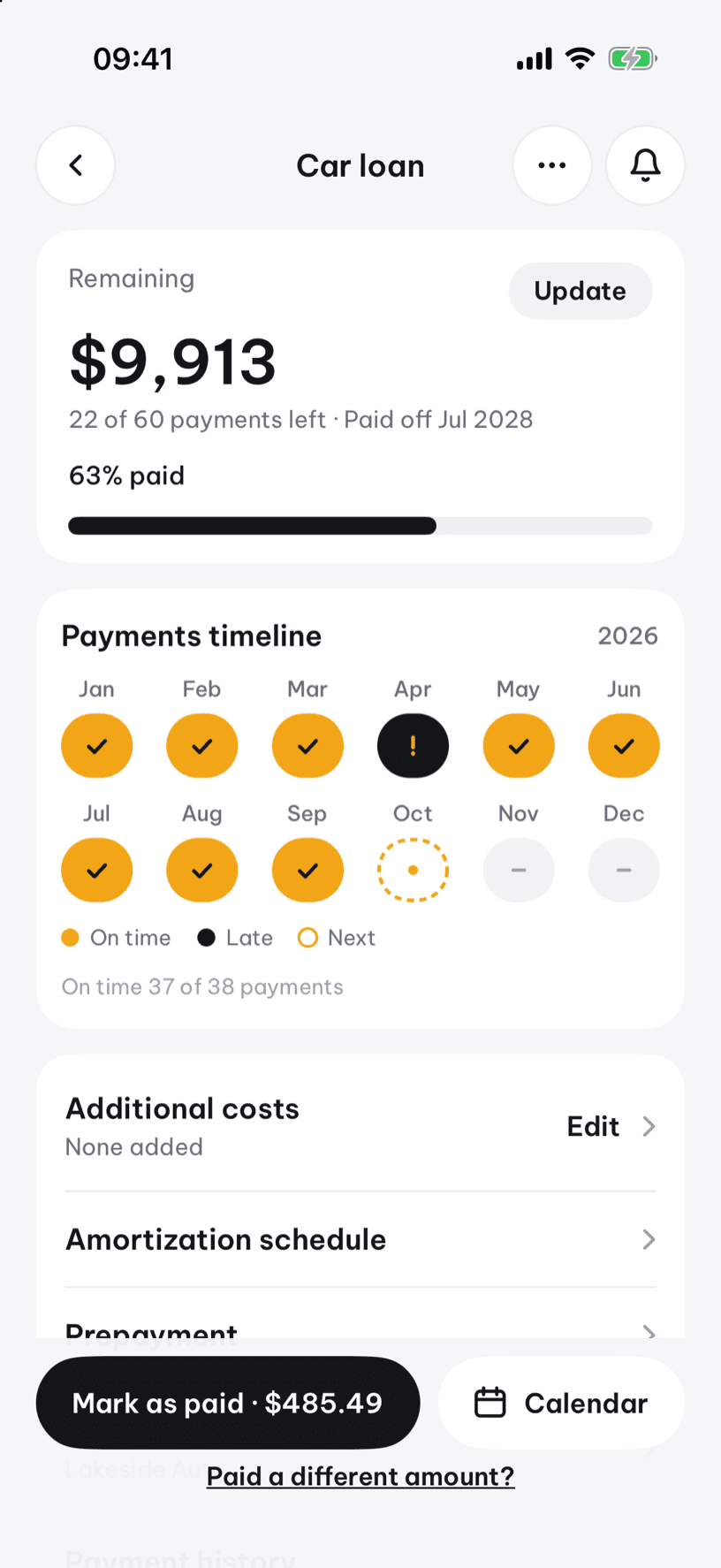 XLoan: Every payment on time