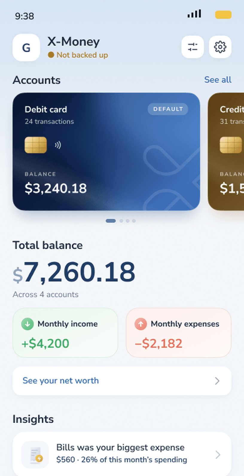 X-Money: All your money, one look